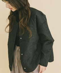 ITEMS URBANRESEARCH | ノーカラー中綿ブルゾン(ノーカラージャケット)