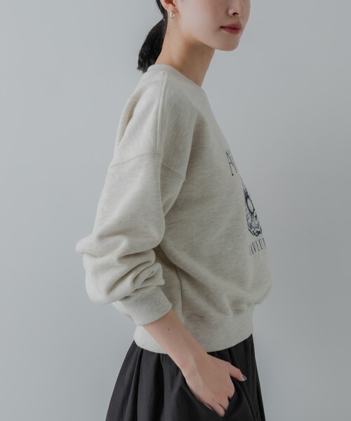 URBAN RESEARCH(アーバンリサーチ)の「『別注』WAVEUNION×URBAN RESEARCH SWEAT SHIRTS(スウェット・レディース・H GRAY/OATMEAL/NAVY・One)」の13枚目の写真