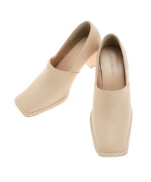 ELENDEEK | SQUARE TOE STITCH BOOTIE(ブーティ)