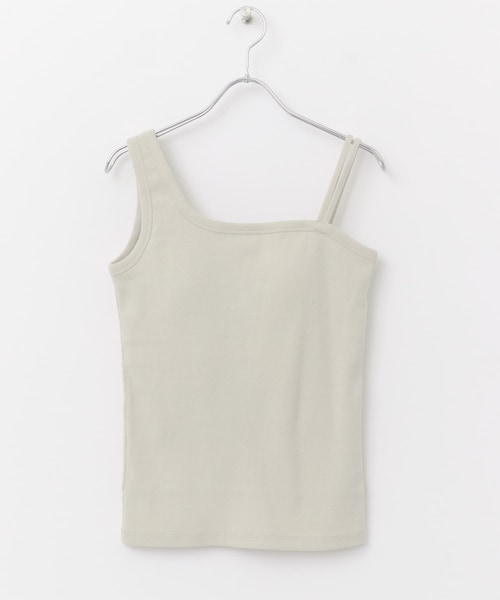 URBAN RESEARCH ROSSO（アーバンリサーチロッソ）の「抗菌防臭カップ付デザインタンクトップ（タンクトップ・レディース・off/greige/charcoal・FREE）」の3枚目の写真