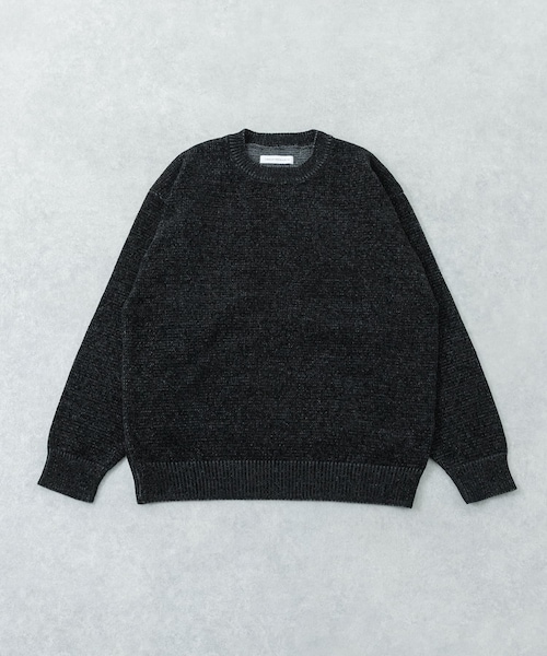 URBAN RESEARCH(アーバンリサーチ)の「ローゲージモールニット(ニット/セーター・メンズ・WHITE/GREEN/NAVY/BLACK・M/L)」の2枚目の写真