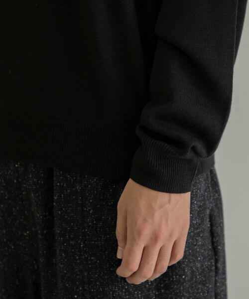 URBAN RESEARCH(アーバンリサーチ)の「coupronde イタリアンウールシルクカシミアニット(ニット/セーター・メンズ・BROWN/O RED/ECRU/BLACK・46/48)」の16枚目の写真