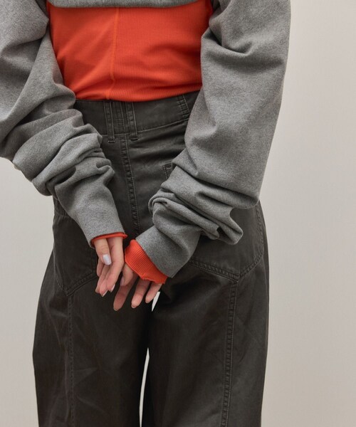 ADAM ET ROPE'（アダムエロペ）の「ボレロニットビスチェ（ベスト・レディース・ブラック/グレー・F）」の15枚目の写真