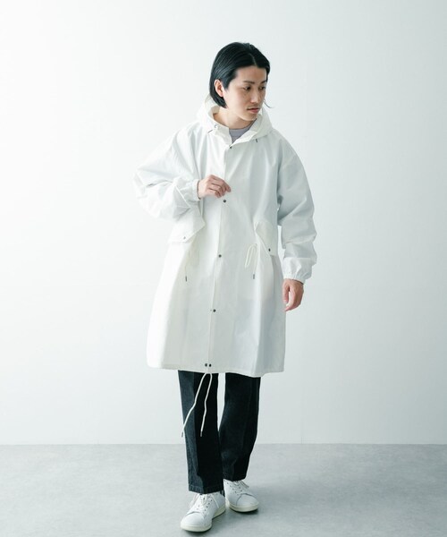 ITEMS URBANRESEARCH（アイテムズ アーバンリサーチ）の「オーバーサイズモッズコート（モッズコート・メンズ・KHK/OFF/BLK・M/L）」の16枚目の写真