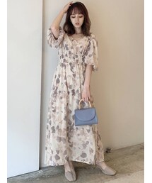 dazzlin | ウォーターカラーシフォンワンピース(ワンピース)