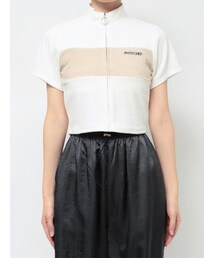 EMODA | パイルジップカラートップ(Tシャツ/カットソー)