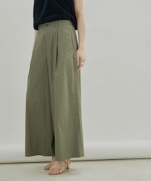 SALON adam et rope' | 【ベルトセットアップ対応・洗える】コットンナイロンワイドパンツ(その他パンツ)