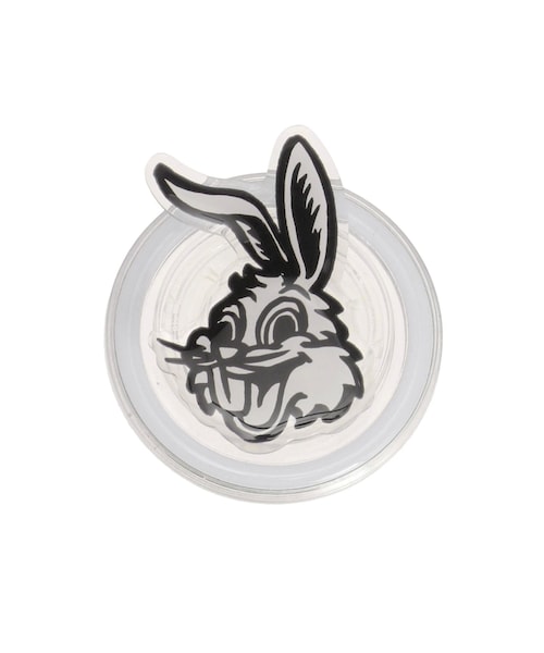 GYDA（ジェイダ）の「GYDAマグネットスマホグリップスタンド（その他雑貨・レディース・オフホワイト/クリア・F）」の2枚目の写真