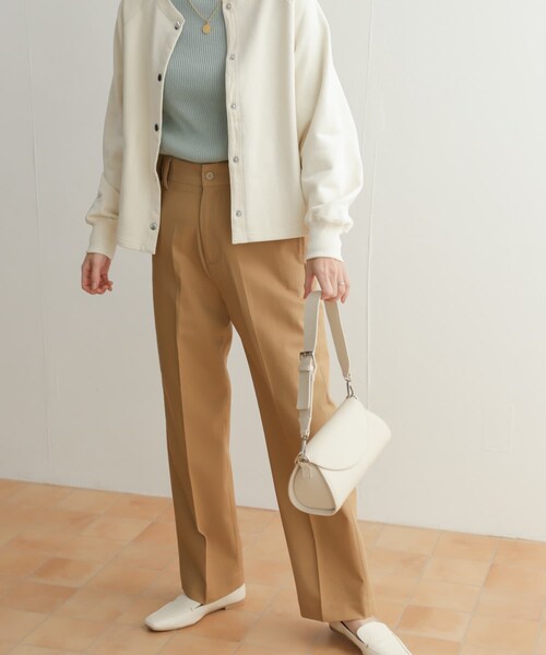 URBAN RESEARCH DOORS(アーバンリサーチドアーズ)の「ハイウエストチノパンツ(チノパンツ・レディース・L/BEIGE/BEIGE・S/M/L)」の7枚目の写真