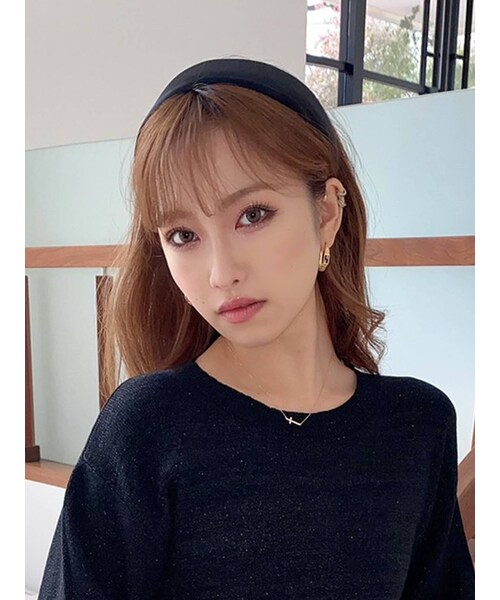 RESEXXY（リゼクシー）の「サテングロッシーカチューシャ（カチューシャ・レディース・アイボリー/ブラック/ピンク・F）」の15枚目の写真