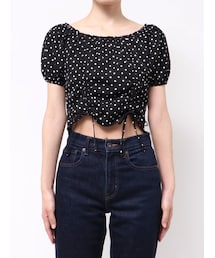 EMODA | 2WAY STRING RIBBON TOP(Tシャツ/カットソー)