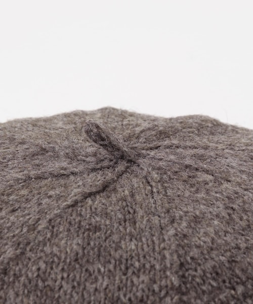 かぐれ(カグレ)の「ペルーニットベレー(ハンチング/ベレー帽・レディース・M/GRAY/BLACK・Free)」の12枚目の写真