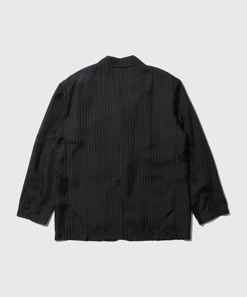 ADAM ET ROPE'(アダムエロペ)の「【JOHN MASON SMITH/ジョン メイソン スミス】WASHED CUPRO OVERSIZED 2B TAILORED JACKET(テーラードジャケット・メンズ・ブラック系・L/M/S)」の16枚目の写真