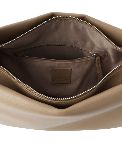 ADAM ET ROPE'(アダムエロペ)の「【WEB限定】スプリットレザーHOBOバッグ(ハンドバッグ・レディース・ブラック/ベージュ・F)」の20枚目の写真