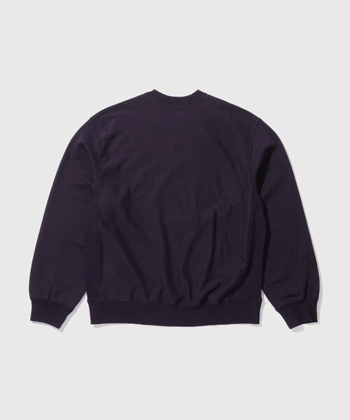 ADAM ET ROPE'（アダムエロペ）の「【blurhmsROOTSTOCK】Soft&Hard Sweat Crew-Neck P/O（スウェット・メンズ・ライトグレー/パープル・2/3）」の12枚目の写真
