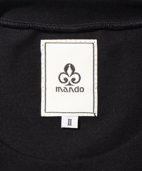 ADAM ET ROPE'（アダムエロペ）の「【mando/マンド】T SHIRT（Tシャツ/カットソー・メンズ・ブラック/ホワイト・1/2/3）」の14枚目の写真