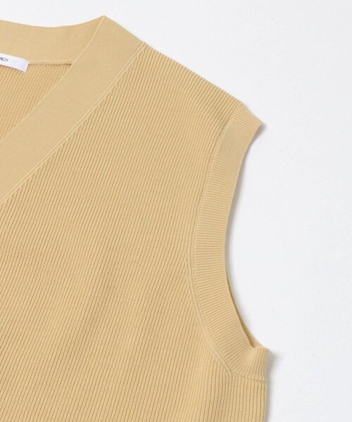 URBAN RESEARCH（アーバンリサーチ）の「片畦ニットベスト（ベスト・レディース・BLACK/BEIGE/PINK・Free）」の8枚目の写真