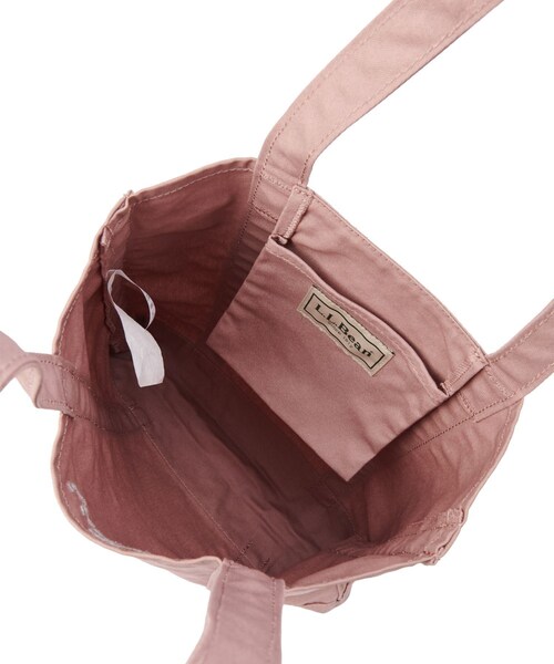 bonjour records（ボンジュールレコーズ）の「L.L.Bean/エル・エル・ビーン record tote bag for bonjor records exclusive（トートバッグ・レディース・サックス/ローズピンク・F）」の18枚目の写真