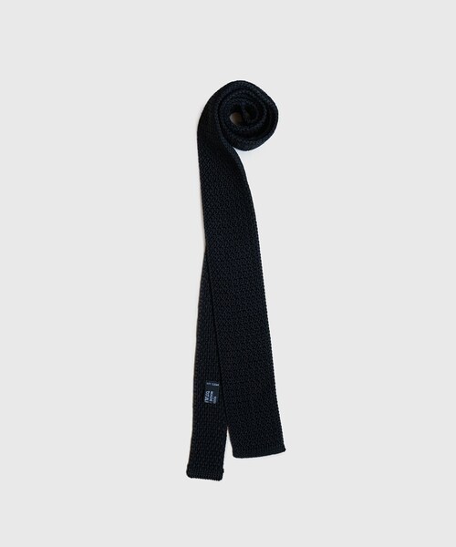 ADAM ET ROPE'(アダムエロペ)の「【HEUGN/ユーゲン】Mike Knit Tie Luigi(ネクタイ・メンズ・ブラック・F)」の3枚目の写真