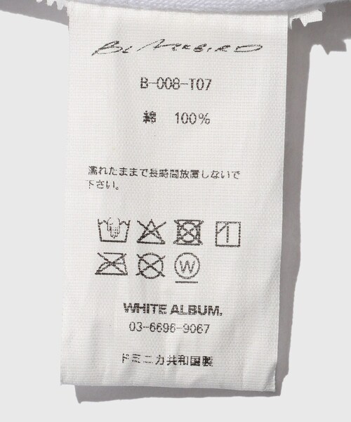 ADAM ET ROPE'(アダムエロペ)の「【BLACKBIRD/ブラックバード】short sleeve cutsewn 05(Tシャツ/カットソー・メンズ・ブラック/ホワイト・0/1/2)」の18枚目の写真