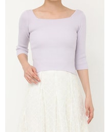 dazzlin | バックレースアップタイトニット(ニット/セーター)