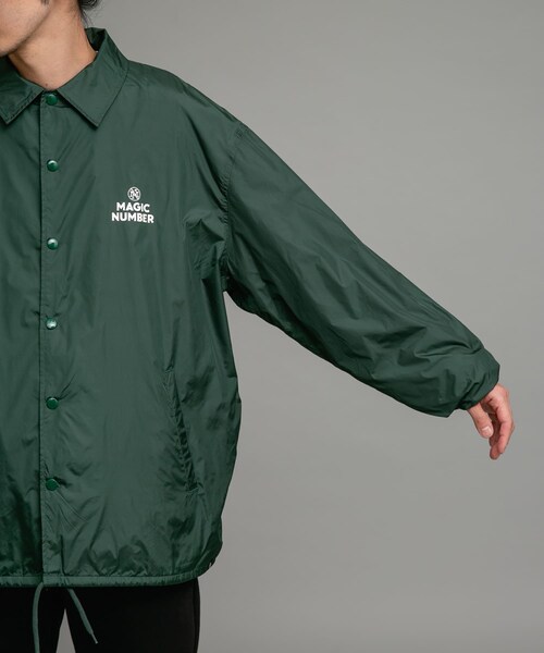 URBAN RESEARCH Sonny Label（アーバンリサーチサニーレーベル）の「MAGIC NUMBER　SEEYOUINTHEWATER COACH JACKET（テーラードジャケット・メンズ・D NAVY/BURGUNDY/FOREST/BLACK・M/L/XL）」の13枚目の写真