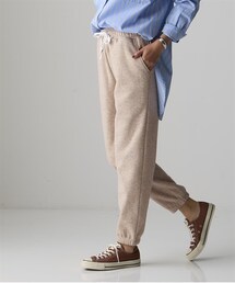 nissen | メランジ裏ベロアボンディングジョガーパンツ＜大きいサイズ有＞(スウェットパンツ)