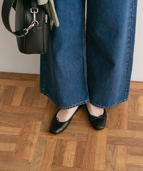 URBAN RESEARCH DOORS(アーバンリサーチドアーズ)の「やわらかバレエシューズ(バレエシューズ・レディース・SILVER/LEMON/BLACK・36/37/38)」の6枚目の写真