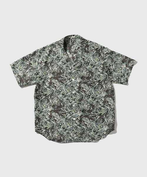 【AURALEE/オーラリー】PRINTED AIRY SILK HALF-SLEEVED SHIRT