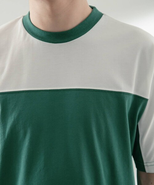 ITEMS URBANRESEARCH（アイテムズ アーバンリサーチ）の「フハクキリカエ TCクルーネックTシャツ（Tシャツ/カットソー・メンズ・BLU/BLK/GRN・M/L）」の19枚目の写真