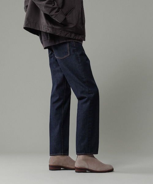 ADAM ET ROPE'(アダムエロペ)の「スリム テーパード デニムパンツ(デニムパンツ・メンズ・ブラック系/ネイビー・L/M/S)」の18枚目の写真