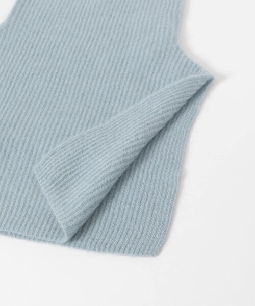 かぐれ（カグレ）の「TICCA　ヤクニットスヌード（ストール/ショール・レディース・ivory/light blue/grey・FREE）」の22枚目の写真