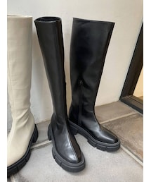 EMODA | フラットロングソールブーツ(ブーツ)