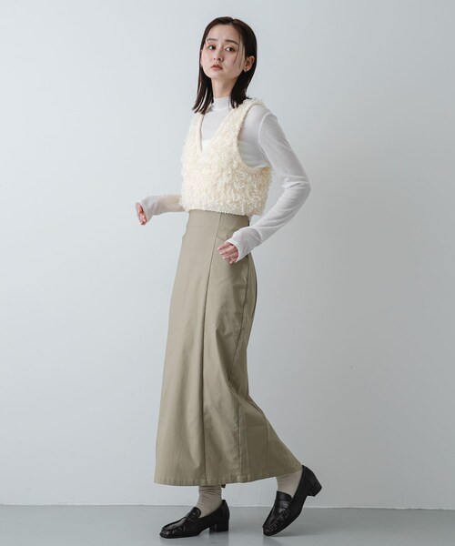 SENSE OF PLACE by URBAN RESEARCH(センスオブプレイスバイアーバンリサーチ)の「ワイドスクエアギャザーローファー(ローファー・レディース・BLACK/BROWN・S/M/L)」の19枚目の写真