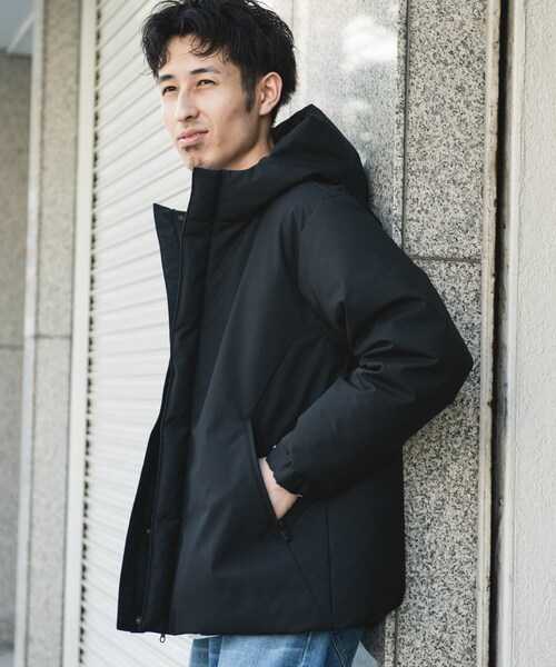 URBAN RESEARCH DOORS(アーバンリサーチドアーズ)の「ウールブレンドラミネートダウンパーカー(その他アウター・メンズ・BROWN/CHARCOAL/BLACK・M/L)」の10枚目の写真