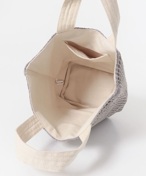 URBAN RESEARCH DOORS（アーバンリサーチドアーズ）の「『別注』beej×DOORS　ワッフルトートバッグ（トートバッグ・レディース・OFF/GRAY・One）」の12枚目の写真