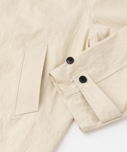 かぐれ（カグレ）の「コットンバルコート（ステンカラーコート・レディース・IVORY/BEIGE/BLACK・Free）」の12枚目の写真