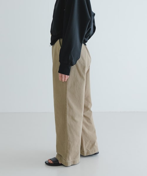 URBAN RESEARCH(アーバンリサーチ)の「CIOTA Weapon Chino Cloth Pants(チノパンツ・レディース・Beige・1/2)」の5枚目の写真