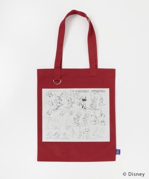 URBAN RESEARCH（アーバンリサーチ）の「別注/Disney/トートバッグ（トートバッグ・レディース・RED/NAVY/YELLOW/PINK/BLACK-1/BLACK-2・Free）」の8枚目の写真