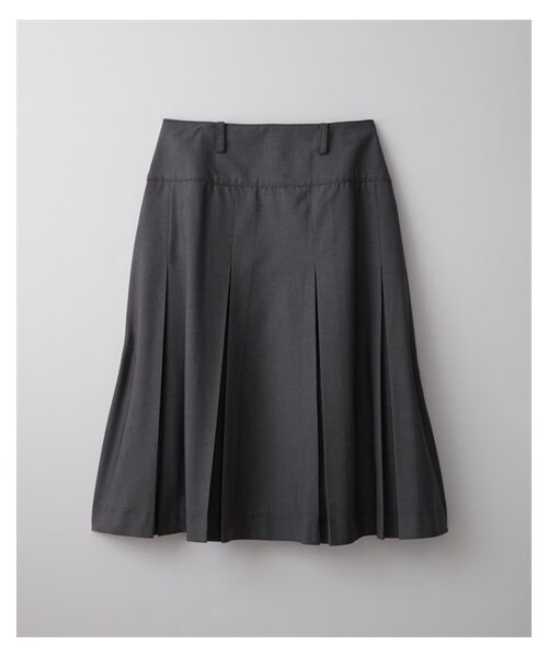 nissen（ニッセン）の「【TTOL】プリーツスカート（スカート・レディース・チャコールグレー/ライトグレー・1=M~L/2=L~LL/3=LL~3L）」の6枚目の写真