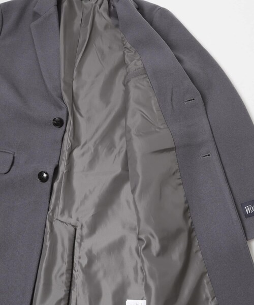 ITEMS URBANRESEARCH(アイテムズ アーバンリサーチ)の「ウールブレンドチェスターコート(チェスターコート・メンズ・GRY/NVY/BLK・M/L)」の21枚目の写真