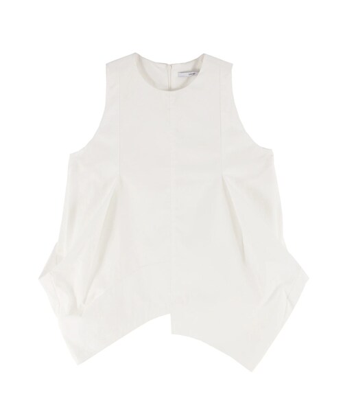 UN3D.(アンスリード)の「ROUND BOX COCOON TOP(Tシャツ/カットソー・レディース・ホワイト/グレー/ブラック/ブルー・36/38)」の2枚目の写真