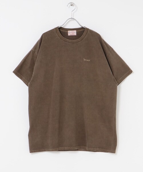 URBAN RESEARCH Sonny Label（アーバンリサーチサニーレーベル）の「『別注』PENNEYS×Sonny Label　ピグメントショートスリーブTシャツ（Tシャツ/カットソー・メンズ・ネイビー/オフ/ブルー/ブラウン/ブラック/レッド・one）」の19枚目の写真