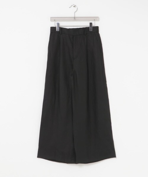 URBAN RESEARCH（アーバンリサーチ）の「『3サイズ展開』リネンイージーワイドスラックス（その他パンツ・レディース・OFF WHITE/BLACK/AMBER・36/38/40）」の22枚目の写真