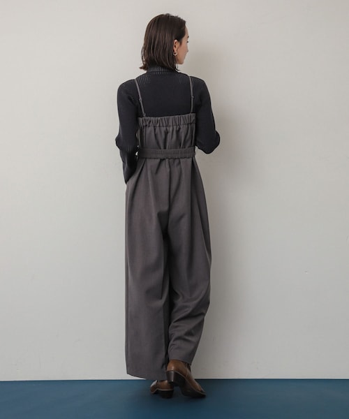 SENSE OF PLACE by URBAN RESEARCH(センスオブプレイスバイアーバンリサーチ)の「ベアオールインワン(サロペット/オーバーオール・レディース・BLACK/GRAY/BEIGE・S/M)」の15枚目の写真