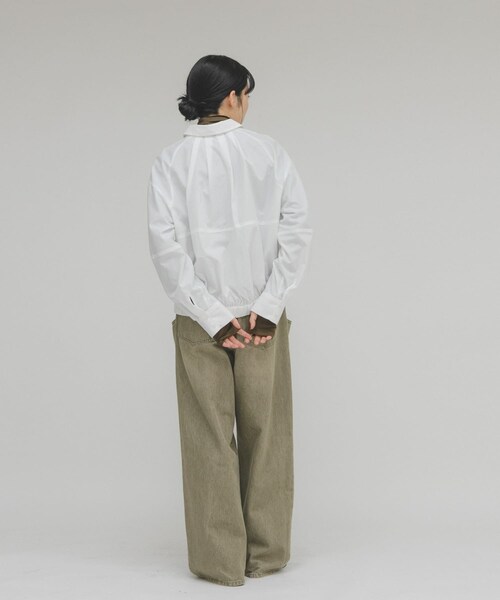 KBF（ケイビーエフ）の「コクーンフォルムシャツ（シャツ/ブラウス・レディース・OFF/BLUEst/CHARCOALst・One）」の20枚目の写真