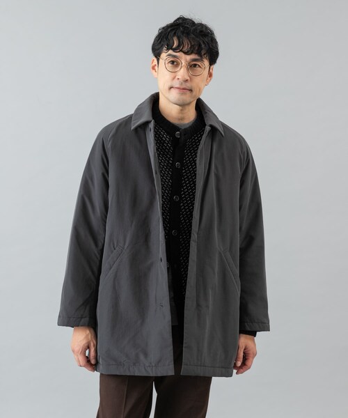 URBAN RESEARCH ROSSO(アーバンリサーチロッソ)の「『XLサイズあり』NOUVELLE中綿ステンカラーコート(ステンカラーコート・メンズ・BLACK/CHARCOAL・M/L/XL)」の21枚目の写真