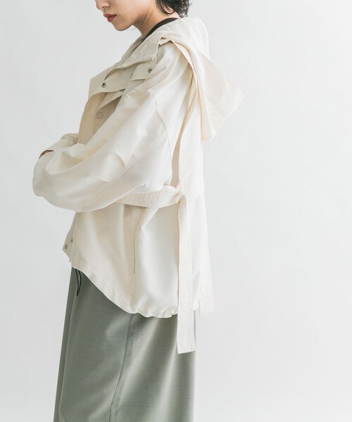 KBF（ケイビーエフ）の「ベストSETマウンテンパーカー（マウンテンパーカー・レディース・NAVY/IVORY/MOSS GRAY・one）」の7枚目の写真