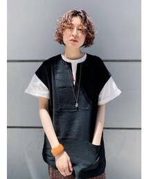 Ungrid | リネン混Vネックトップス(シャツ/ブラウス)