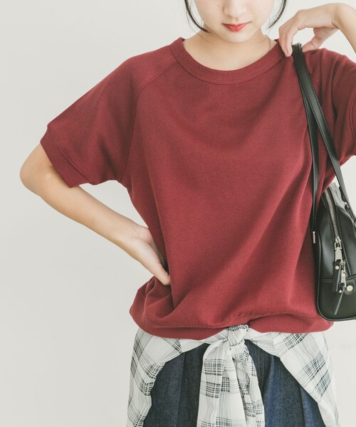 ITEMS URBANRESEARCH（アイテムズ アーバンリサーチ）の「ラメハンソデスウェットプルオーバー（スウェット・レディース・GRY/NVY/CHERRY・FREE）」の14枚目の写真